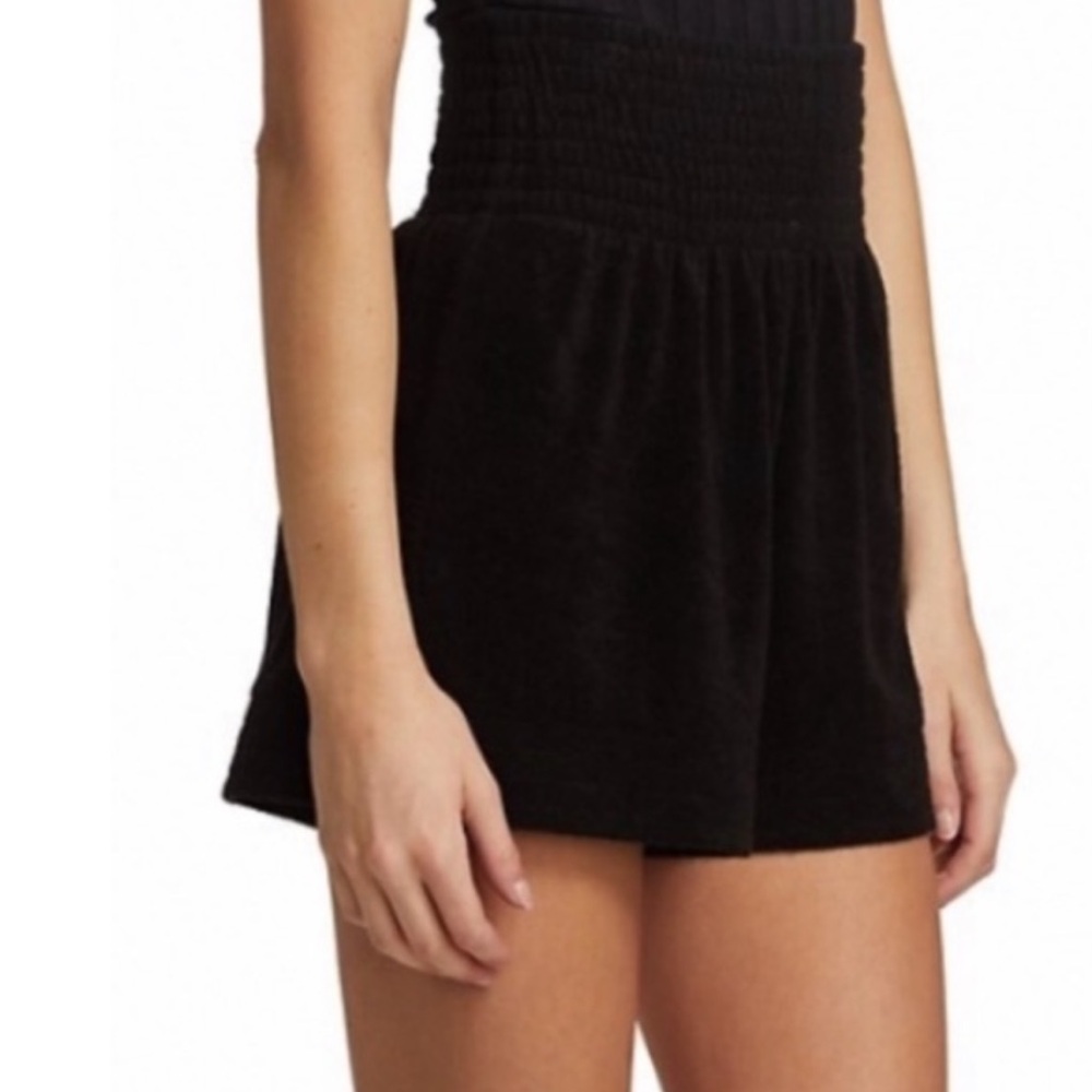 Terry Simon High waisted Terrycloth shorts size M